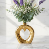 Gilded Heart Eternity Vase