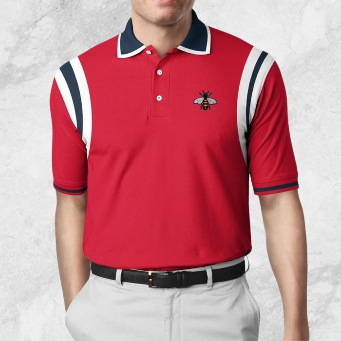 Limited Edition Gucci Fly Red Polo Shirt CSPL-D0042
