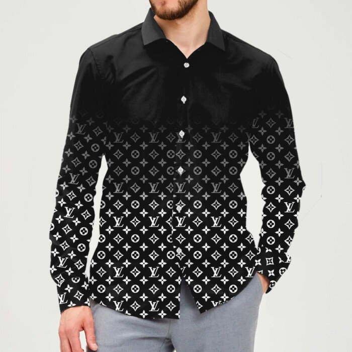 New Arrival Louis Vuitton Long Sleeve Button Shirt for Men Hot 2023 PEA31826