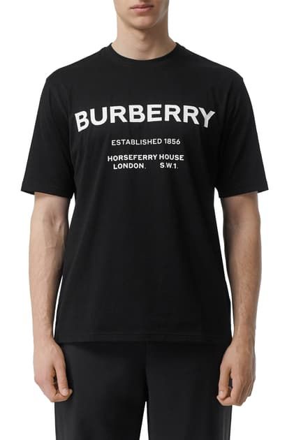 Burrberry London Black BnW T-Shirt DN1622421