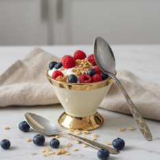 Monarch Pedestal Bowl & Spoon