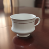 Ivory Ribbed Cup Tea Set